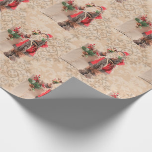 Sinterklaas Beige Tan Wrapping Paper Cadeaupapier