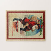 Sinterklaas beklimmen naar Chimney Fun Legpuzzel (Horizontaal)