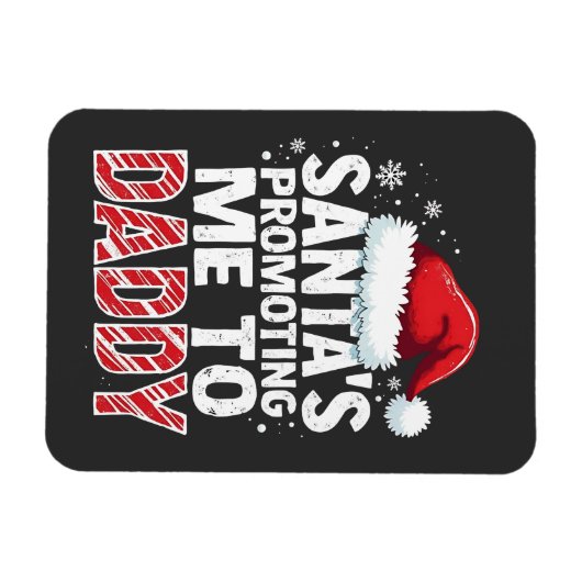 Sinterklaas bevordert me tot Kerstman Magneet (Horizontaal)