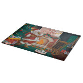 Sinterklaas bij open vuur snijplank (Hoek)