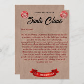 Sinterklaas Brief Feestdagenkaart (Voorkant / Achterkant)