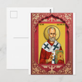 Sinterklaas Briefkaart (Voorkant / Achterkant)