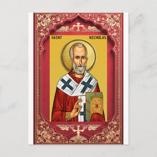 Sinterklaas Briefkaart (Voorkant)