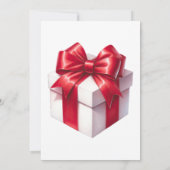 Sinterklaas Cadeaus Rode Partij Kaart (Achterkant)