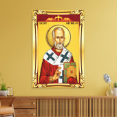 Sinterklaas Canvas Afdruk (Insitu (Woonkamer))