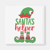 Sinterklaas Cartoon Elf Trekkast Elf Magneet (Voorkant)