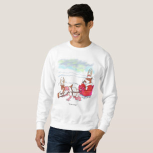 Sinterklaas Coup mannen wit sweatshirt
