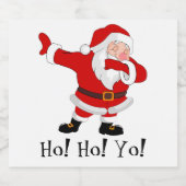 Sinterklaas Dabbing Personaliseren Bier Etiket (Enkel label)