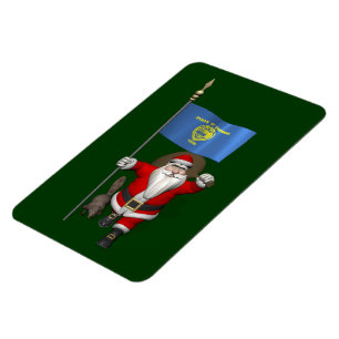 Sinterklaas die de staat Beaver bezoekt Magneet