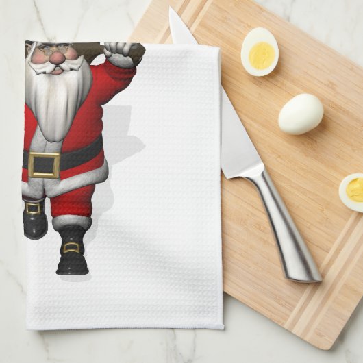 Sinterklaas die Kroatië bezoekt Theedoek (Quarter Fold)