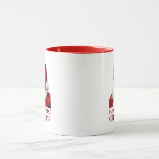 Sinterklaas Donald Trump maakt kerstmis weer gewel Mok (Midden)