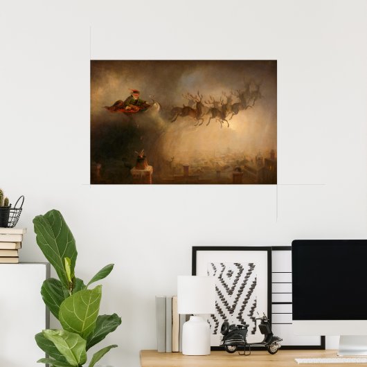 Sinterklaas door William Holbrook Beard Poster (Thuiskantoor)