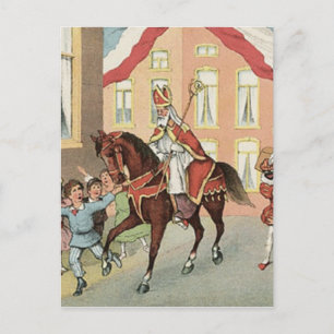 Sinterklaas Dutch St. Nick St. Nicholas Briefkaart