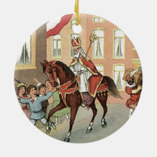 Sinterklaas Dutch St. Nick St. Nicholas Keramisch Ornament