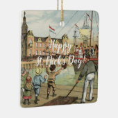 Sinterklaas Dutch St. Nick  St. Nicholas Keramisch Ornament (Rechts)