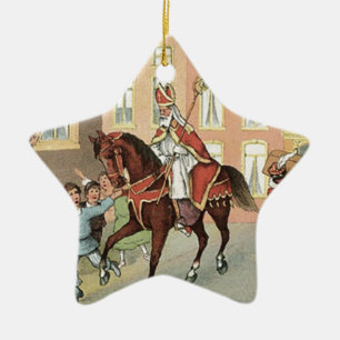 Sinterklaas Dutch St. Nick St. Nicholas Keramisch Ornament