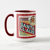 Sinterklaas! Eén nacht maar! Retro Poster ontwerp Mok (Links)