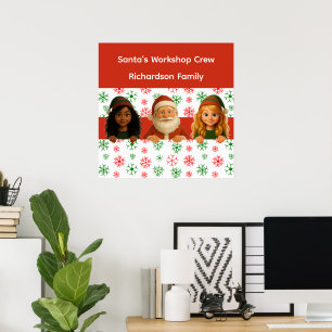 Sinterklaas & Elfengezichten   Noorderlicht Pret K Poster