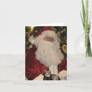 Sinterklaas en de fret feestdagen kaart