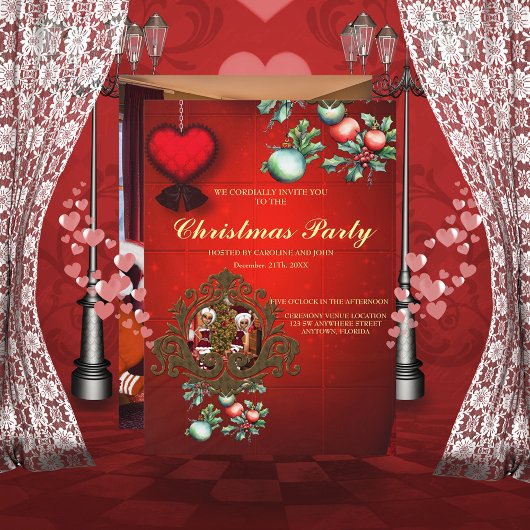 Sinterklaas en elfen na het werk. kaart