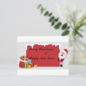 Sinterklaas en geschenken briefkaart (Staand voorkant)