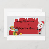 Sinterklaas en geschenken briefkaart (Voorkant / Achterkant)