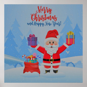 Sinterklaas en geschenken poster