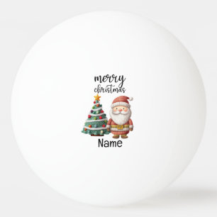 Sinterklaas en kerstboom pingpongballen