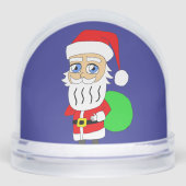 Sinterklaas en kerstschurk sneeuwbol (Voorkant)