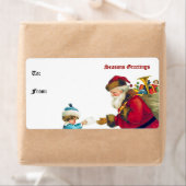 Sinterklaas en Kind Gift Label (Insitu)