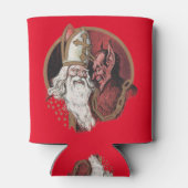 Sinterklaas en Krampus Blikjeskoeler (Achterkant)
