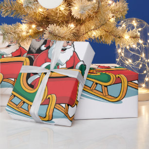 Sinterklaas en Krampus Kwaadaardig Donker Kerstmis Cadeaupapier