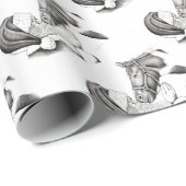 Sinterklaas- en -paarden- cadeaupapier (Rol Hoek)