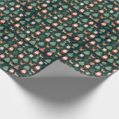 Sinterklaas en rendier cadeaupapier (Hoek)