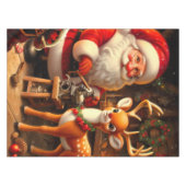 Sinterklaas en rendier tafelkleed (Voorkant (Horizontaal))