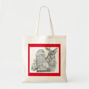 Sinterklaas en rendier tote bag