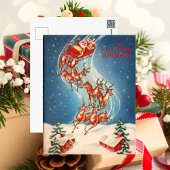 Sinterklaas- en rendiervluchten Feestdagenkaart