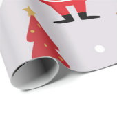 Sinterklaas en Sneeuwman Cadeaupapier (Rol Hoek)