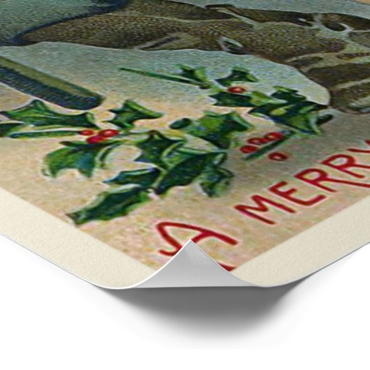 "Sinterklaas en vier kinderen" Poster (Hoek)