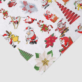 Sinterklaas en vrienden tissuepapier (Detail)