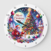 Sinterklaas en zijn kerstboom grote klok (Voorkant)