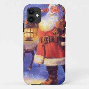 Sinterklaas en zijn rendier iPhone 11 hoesje