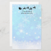 Sinterklaas en zijn vliegende rendier briefpapier (Voorkant / Achterkant)