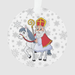 Sinterklaas en zijn White Horse Ornament