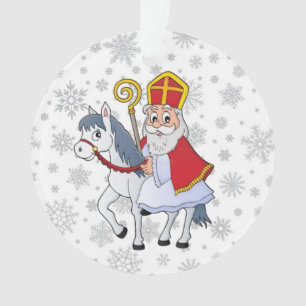 Sinterklaas en zijn White Horse Ornament