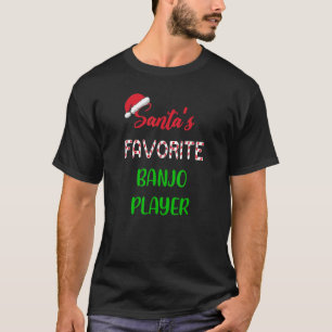 Sinterklaas' favoriete banjospeler Grappige banj T-shirt