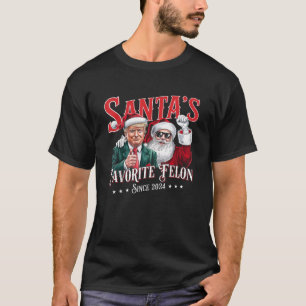 Sinterklaas' favoriete crimineel 2024 Kerstmis Fun T-shirt
