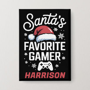 Sinterklaas' Favoriete Gamer Gepersonaliseerde Gam Button