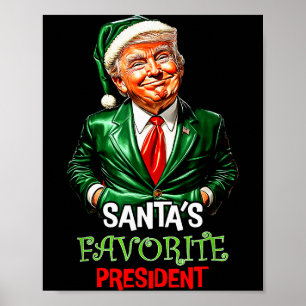 Sinterklaas' favoriete president grappige Sinterkl Poster