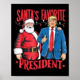Sinterklaas' favoriete president Sinterklaas Trump Poster